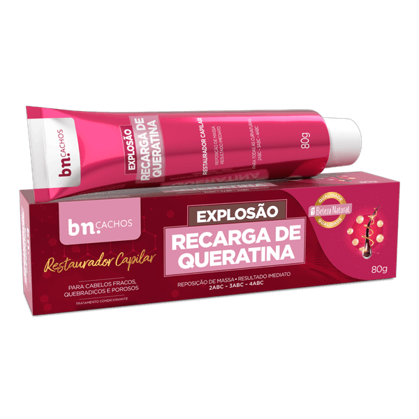Explosão Recarga de Queratina 80g | bn.Cachos